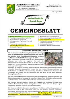 Gemeindeblatt Nr. 5/2018