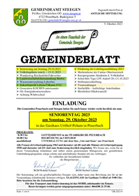 Gemeindeblatt Nr. 6/2023