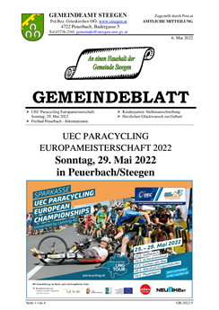 Gemeindeblatt Nr. 5/2022