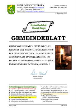 Gemeindeblatt Nr. 9/2023
