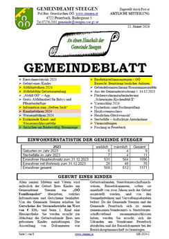 Gemeindeblatt 1/2024