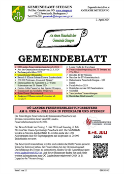 Gemeindezeitung Nr. 3/2024 (02.04.2024)